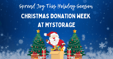 ホリデーシーズンに喜びを届けよう：MyStorageのクリスマス寄付週間