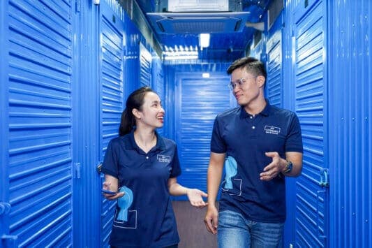 Khách sử dụng dịch vụ lưu trữ hành lý MyStorage