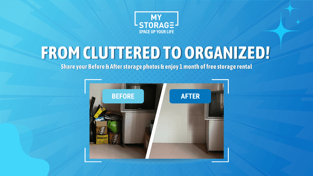 MyStorageの「散らかった部屋から整った空間へ」チャレンジ!