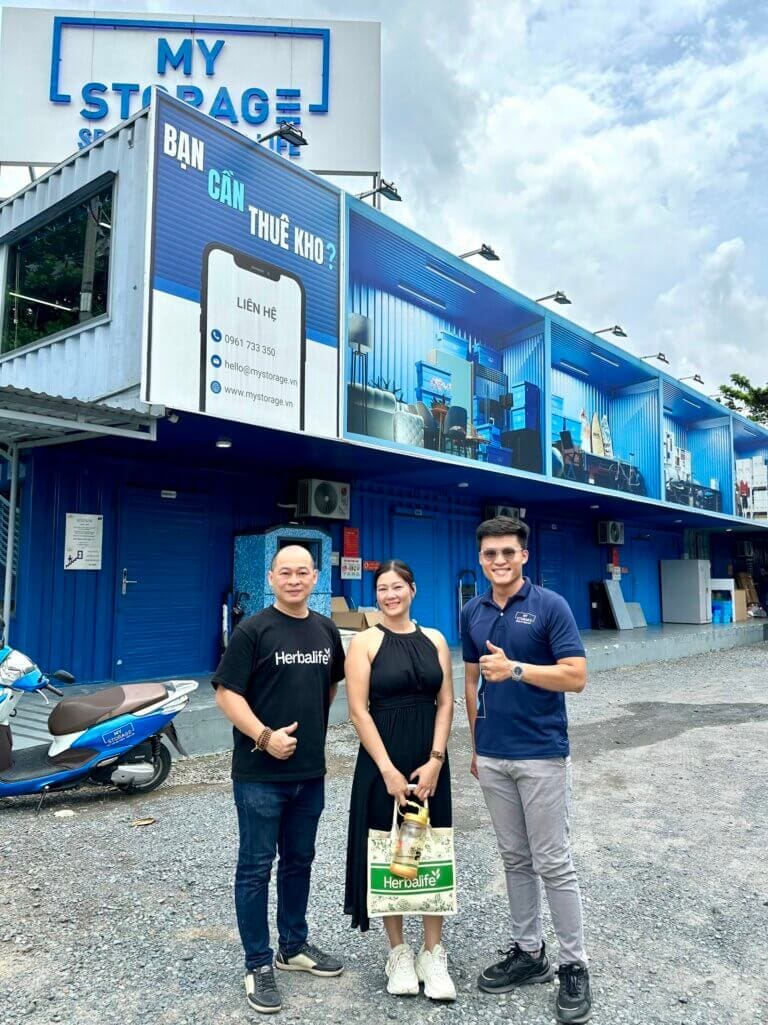 MyStorageに荷物を保管するHerbalife